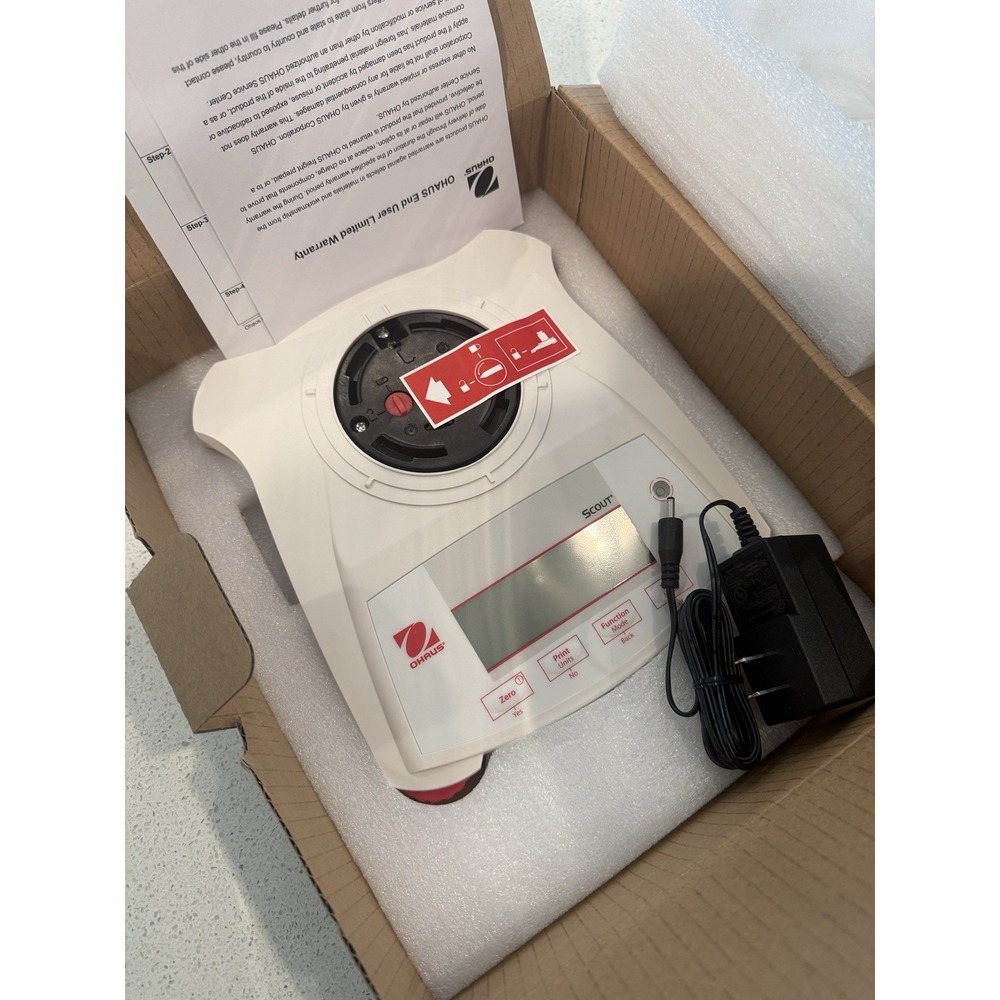 Ohaus SPX222 - Scout Portable Scale 220g x 0.01g Backlit LCD - Brand New In Box